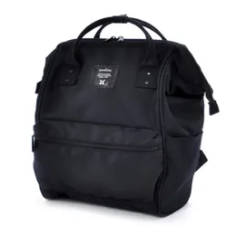 Begränsad polyester Anello Japan väska ryggsäck Kvinnor Vattentät skola Travel Laptop Fashion Handväskor Plain Black Mens Original SXHK225I