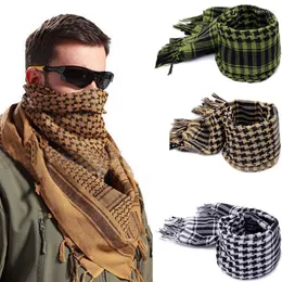 Scarves Fashion Mens Lightweight Square Outdoor Shawl Military Arab Tactical Desert Army Shemagh KeffIyeh Arafat Scarf