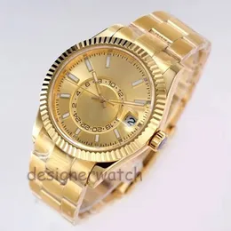 orologio da uomo di design di lusso orologio meccanico di alta qualità 42MM cinturino in gomma in acciaio inossidabile ad alte prestazioni orologio con quadrante rotante vetro zaffiro impermeabile