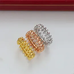S S Ring Rivets Rings For Women Bullet Head Nieuwe mode topniveau sieraden 3 kleuren zilver en goud verguld casual feest