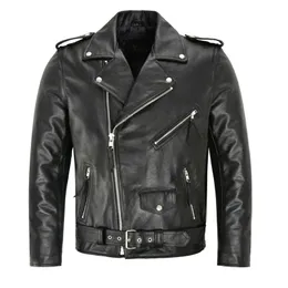 Herrläder faux boutique punk män pu jacka motorcykel mode smal fit rock 230301