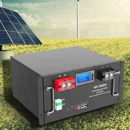 Fornecimento de fábrica de alta qualidade 48V 100Ah Eve Cell Solar recarregável Lithium LifePo4 Battery Pack System com proteção Smart BMS