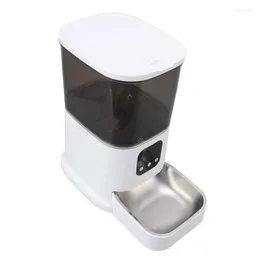 Cão assento de carro cobre alimentador automático gato dispensador de comida dupla potência branco e preto quantitativo para animais de estimação cães