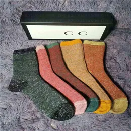 Sport Socks Fashion Mens and Dames voor 2021 Four Seasons Pure Cotton enkel Korte Sock Designer Ademende buiten Leisure 5 Color248V
