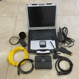 Strumento diagnostico automatico ICOM A2 per automobili BMW V01.2024 Ultimo software nel laptop usato CF30 SSD 960 GB pronto per l'uso