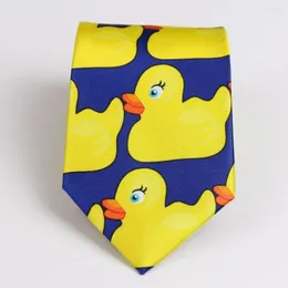 Bow Ties Yellow Rubber Duck Professional krawat telewizyjny Cartoon Corbatas Nowość Barney's How I Met Your Mother Ducky Tie