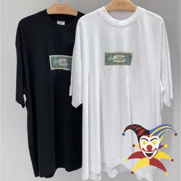 Men's T-Shirts Oversized Vetements T-Shirt Men Women 1 1 High Quality Bla White T Shirt Tops Tee G230301