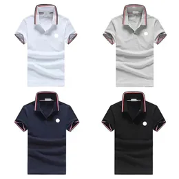 designer French brand mens polo luxury men s polo shirt sport summer women trend pure breathable size S/M/L/XL/XXL/XXXL Color Pink Black White Dark Grey