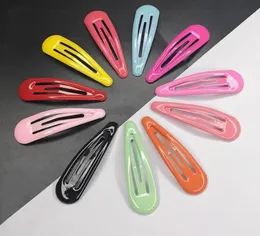 Baby Kids Hair Accessories Clip Glue Girlmesh Ribbon Dripping and Plastic Spraying Children Barrettes Maternity BB Clip Color Droplet Shape Candy
