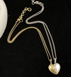 Classico marchio cuore collane con ciondolo uomo donna designer coppie amici gioielli amanti regalo catena collana