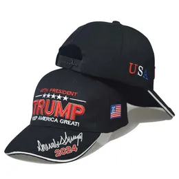 The 45th Presidend Election Hats Embroidery 2024 Trump Keep American Great Baseball Cotton cap