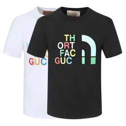 Camisetas de tee masculinas de grife de grife de alfabeto clássico preto e branco Imprimir vários estilos de moda casual Luxo 100% algodão respirável masculino e feminino 3xl