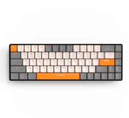 K68 Клавиатура Mechanical Keyboard 2.4G Bluetooth Gaming Gaming Клавиатуры клавиатуры клавиатура 68 клавиш клавиш K3