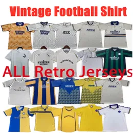 Hasselbaink Leeds Retro piłka nożna Milner Viduka Keane Brolin 1972 78 89 91 95 96 97 98 99 00 01 02 Classic Smith Smith Smith Kewell Hopkin Batty Football koszulka piłkarska