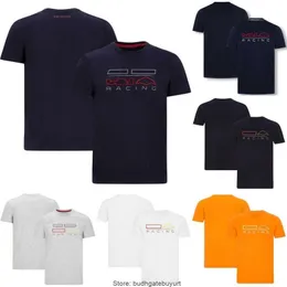F1 Redbulls T Shirt 2023 Team T-Shirts Formula 1 Siyah Yarış T-Shirts Extrem Sports Fanlar Yuvarlak Boyun Hızlı Kurutma Forması Kısa Kollu