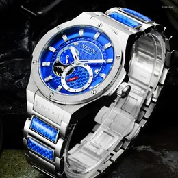 腕時計Nesun Creative Dress Men自動機械的贅沢なトップブランドSapphire Waterproof Sports Watches RelogioMasculino