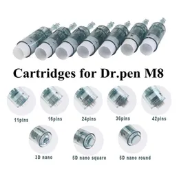 Beauty Microneedle Roller Dr.Pen M8 Needle Bayonet Cartridges 11 16 36 42 Tattoo For Microneedling Drop Delivery Health Skin Care To Dhjfa