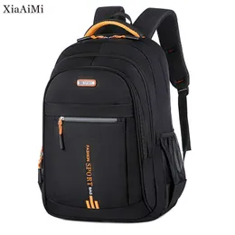 Mochilas de grande capacidade Oxford Cloth Men's Lightweight Travel Bags School Business Packbags Packbags à prova d'água 230223