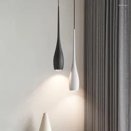 Pendellampor modern ljuskrona led lamp sovrum matsal bar kafé manager rör sängen belysning kök