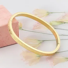 Bangle Fashion Children's Series Camellia Pattern Bracelet Stainless Steel Love Girl Jewelry Wholesale