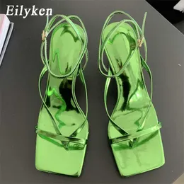 Fashion Thin Low Heel Sandals Ankle Buckle Strap Rome Summer Gladiator Women Casual Narrow Band Shoes Zapatos Mujer 230302