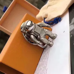 Neu gestalteter Astronaut Key Ring Accessoires Design Key Ring Solid Metal Car Key Ring Geschenkbox Verpackung322p