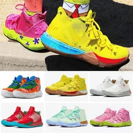 2020 Arrival Kids Kyrie Shoes TV PE Stivali scarpe 5 per il 20 ° anniversario a buon mercato sponge x Irving 5s v cinque stivali sneakers sports234q