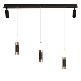 Lâmpadas pendentes Lâmpada de teto LED nórdico para sala de estar Dining Kitchen Island Spotlight Holding Lighting Dimmable