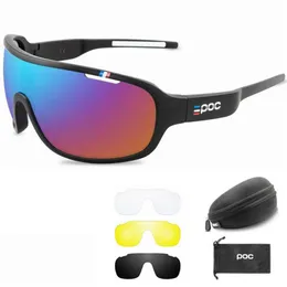 POC Do Blade 4 Lens Set MTB Cycling Glazen Men Dames Fietsfiets bril Buiten Sport Zonnebril UV400 Fiets Eyewear Gafas Cicli309G
