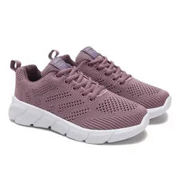 Designer Women Spring Breattable Running Shoes Black Purple Black Rose Red Womens Outdoor Sports Sneakers Color72