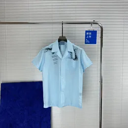 Męskie bluzy z bluzy z bluzy z bluzy Haftowe i drukowane w stylu polarnym Letnie zużycie z ulicą czyste bawełniane B3B31