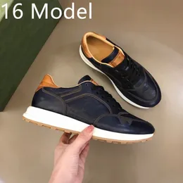 2023 new original Casual Shoes High Top Design Shoe Luxury Classic Casual Shoes Green Red Stripe G Leather Chaussures Designer Trainer Woman Ace Shoes 38-44