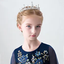 Accessori per capelli Bambini Ornamenti per corone in argento Forcine per principesse per bambini Fasce per capelli Decorazione per la testa Gioielli per prestazioni Regali per bambini