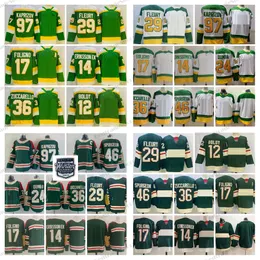 2023 Reverse Retro Hockey Jerseys Winter Classic Kirill Kaprizov Marc-Andre Fleury Dumba Mats Zuccarello Marcus Foligno Joel Eriksson Ek Jared Spurgeon Matt Boldy