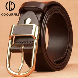Celins Cinturão para homens Empresas Casual Vintage Luxury Brand Genuine Leather Belt Men Designer para Jeans Fashion Pin Buckle Strap HQ236 Z0228