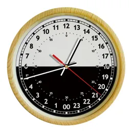 Wall Clocks Arrival 24 Hour Dial Design 12 Inches Step Creative Modern Fashion Decorative Round Wall clock 230303