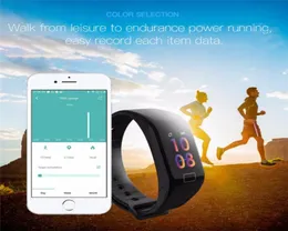 F1S Smart Bracelet Colmet Colory Blood Oxygen Monitor Smart Watch Heart Rate Monitor Sport Fitness Tracker Smart polsatch voor Andr1595536