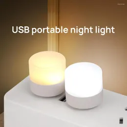 Nachtlichten USB Plug Lamp Small Light Computer Mobiele Power Lading Mini Book Lamps LED Oogbescherming Vierkante lezing