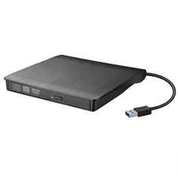 Щетка USB 3.0 DVD-ROM Оптический привод Внешний ультра-тонкий CD ROM Reader Desktop PC Notebook DVD-плеера DVD-плеера