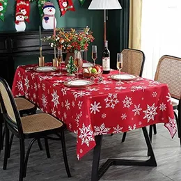 Table Cloth Christmas Tablecloth Pastoral Style Restaurant Wedding Decor Party Cover Rectangular Waterproof Manteles Nappe