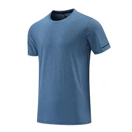 LL-610 Uomo Yoga Outfit T-shirt da palestra Esercizio Fiess Wear Abbigliamento sportivo Trainning Basket Corsa Camicie di seta di ghiaccio Top da esterno Manica corta Elastico Traspirante