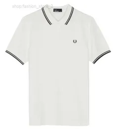 Polo Fred Perry Classic Shirt Engels Katoen Korte Mouw 2023 Designer Merk Zomer Tennis Heren T-shirt 12 Kleuren 1 poloshirt XFTT