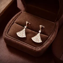 ブイガリファンの形をしたスカートシリーズデザイナーdangle dangle earrings for woman diamond t0p Quality Classic Style Never Fade Gift for Girlend 008