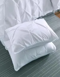 Kuddefodral 20 12st White Pillow Case Pinch Case Polyester Tyg 50x70cm täcker fast färg El Pillowcases1174254