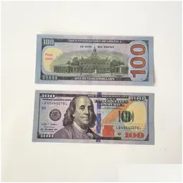 Andere festliche Partyzubehör 50 Größe US-Dollar Prop Geld Film Banknote Papier Neuheit Spielzeug 1 5 10 20 100 Dollar Währung Fake C DhfliI3YL