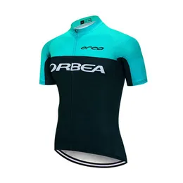 Orbea Team Mens Ciclismo Jersey Summer Manga curta Camas de bicicleta de corrida de corrida ROPA CICLISMO RÁPIDO MTB MTB TOPS SPORTION Y2303305