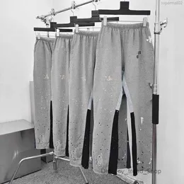 Мужские брюки Jeans Galleries Dept Designer Спортивные штаны 7216b Painted Flare Sweat Pant 8tmu 4gksh 28
