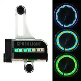 Luzes de bicicleta Spoke LED LED à prova d'água de bicicleta de bicicleta leve pneu de segurança Ultra Bright for Wheels