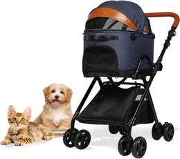 Коляска для домашнего сиденья для собак роскошная складная коляска для средних собак Cats7279428