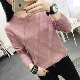 Kvinnors tröjor FDFKLAK Spring Autumn Sweater Women's Twist Pullover Loose Lazy Bottoming Thick Sweaters Outer Wear Pull Femme S-3XL 230303